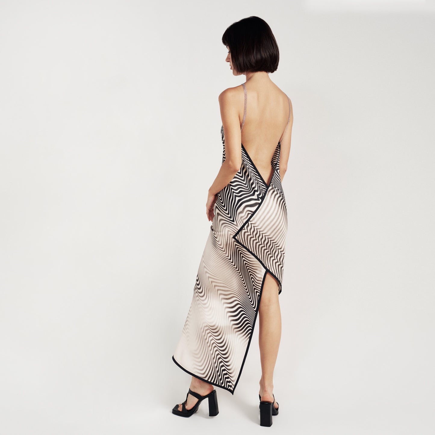 MAXI GODDESS DRESS ZEBRA