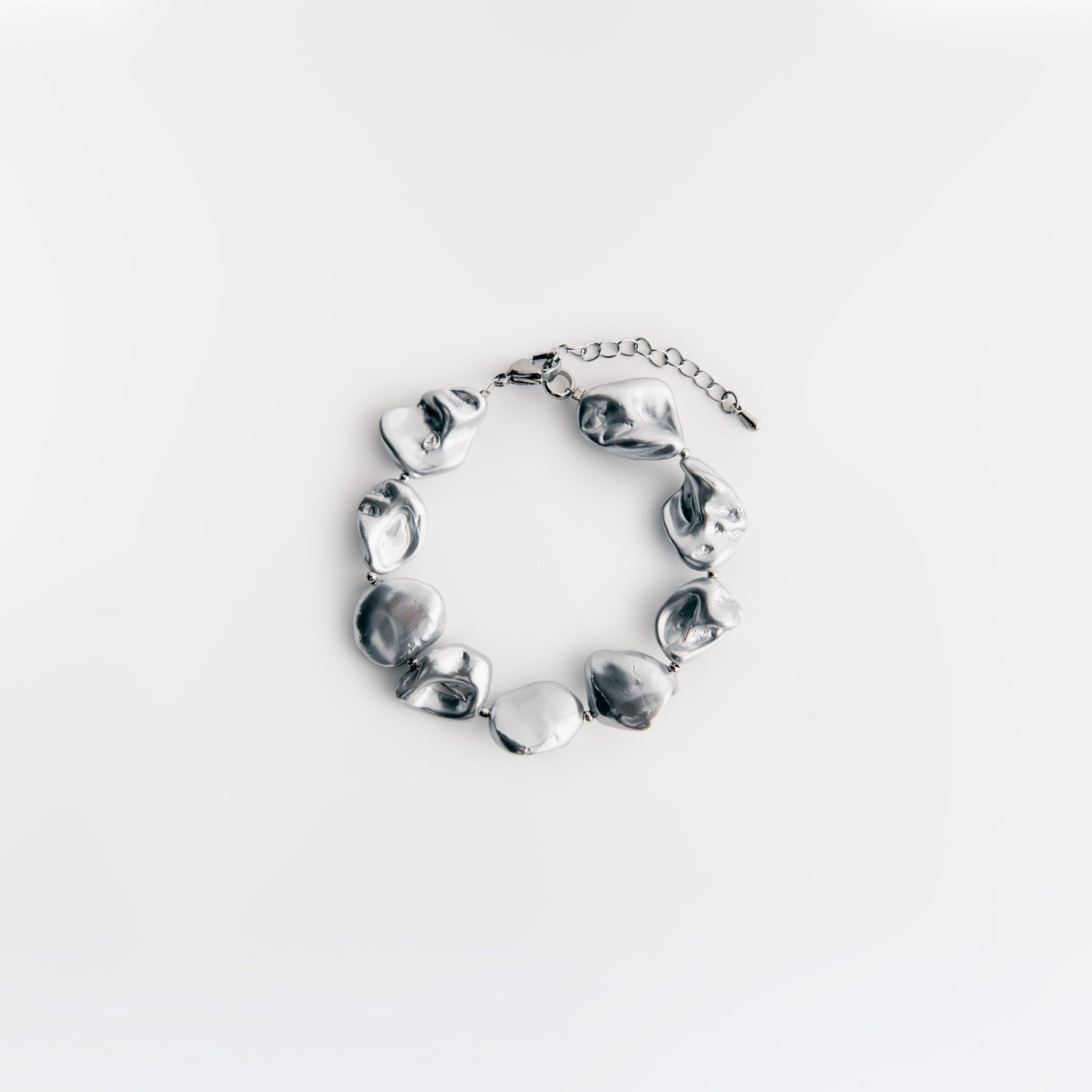 SILVER PEARL BRACELET